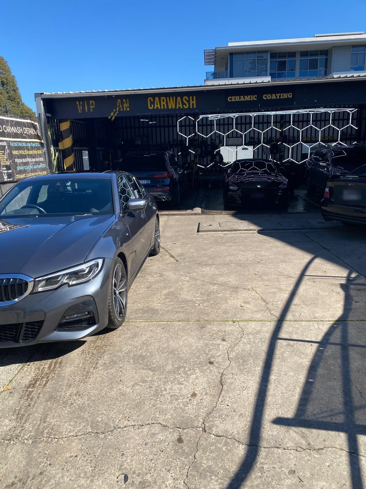 VIP Car Detailing workshop frontage at 836 Pacific Hwy, Gordon