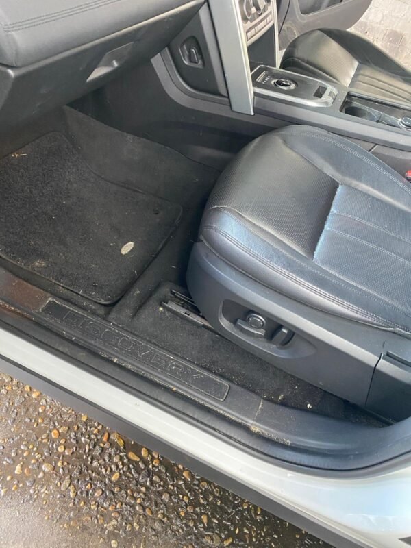 After interior detail on a Land Rover Discovery Sport (front footwell), Gordon